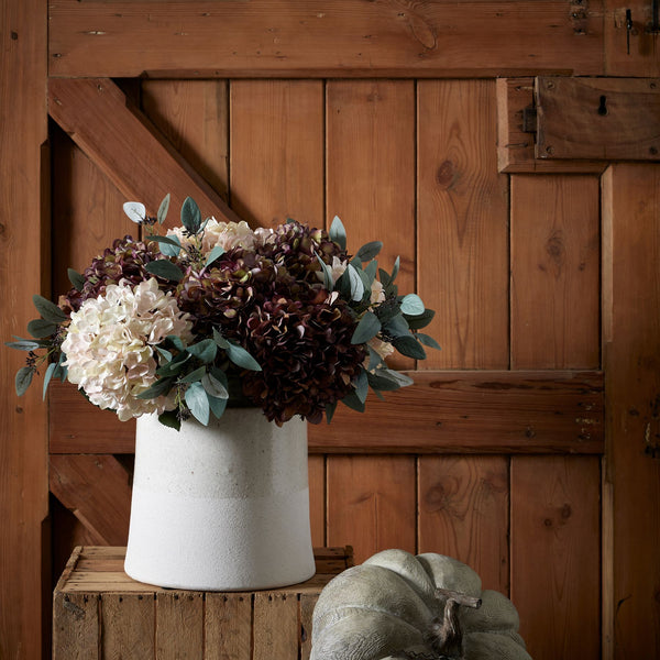 Faux Bronze Coffee Hydrangea