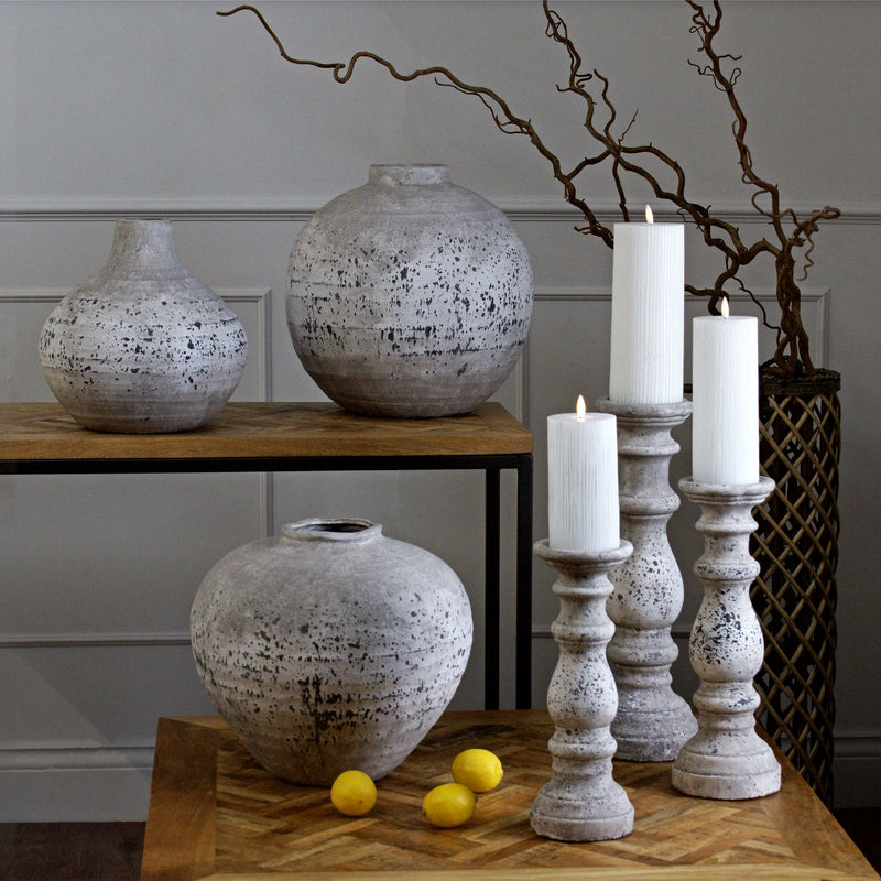 Caelum Stone Ceramic Vase (2 Sizes)