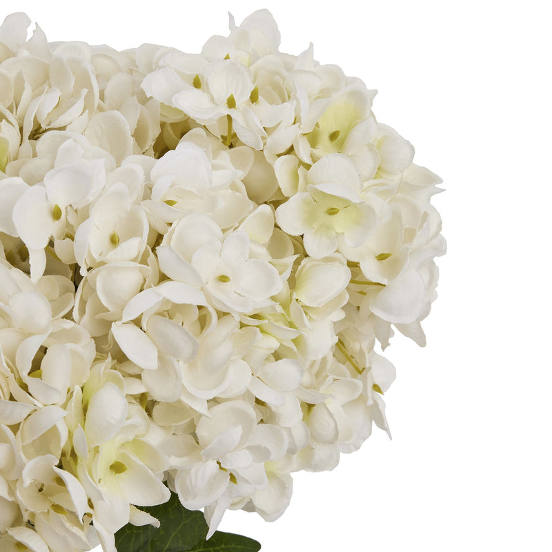 Faux White Hydrangea Annabelle Bunch