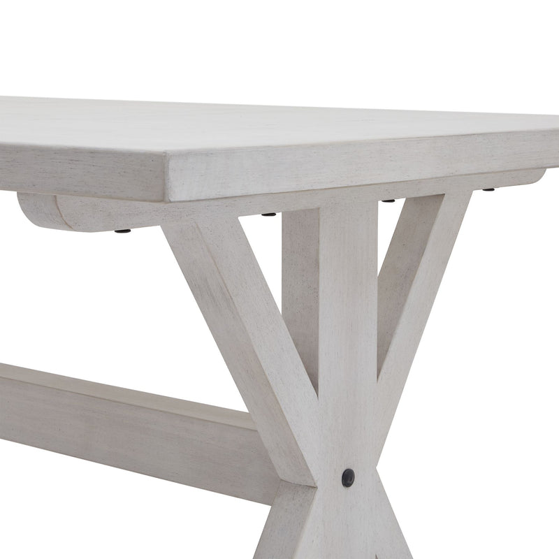 Elysian White Pine 6 Seater Dining Table