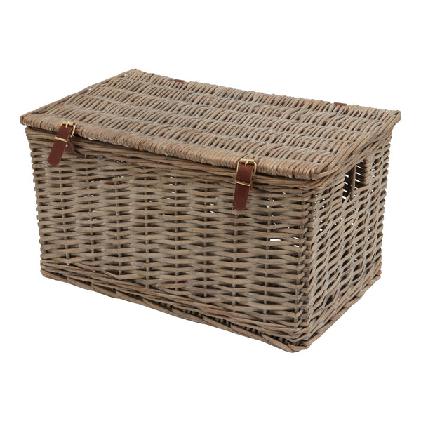 Brown Wicker Hamper Basket