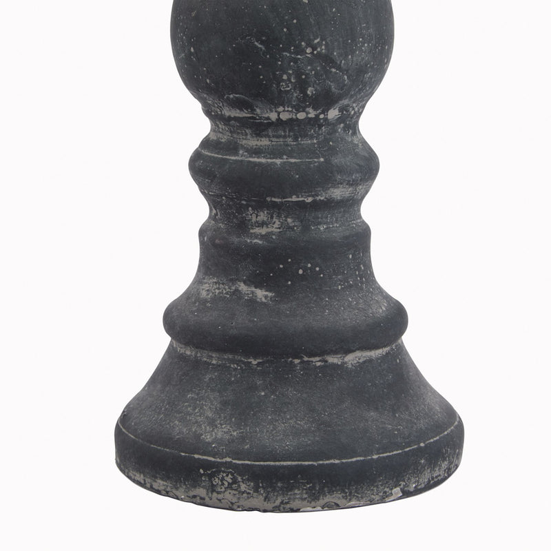 Dark Grey Candle Pillar - 3 Sizes