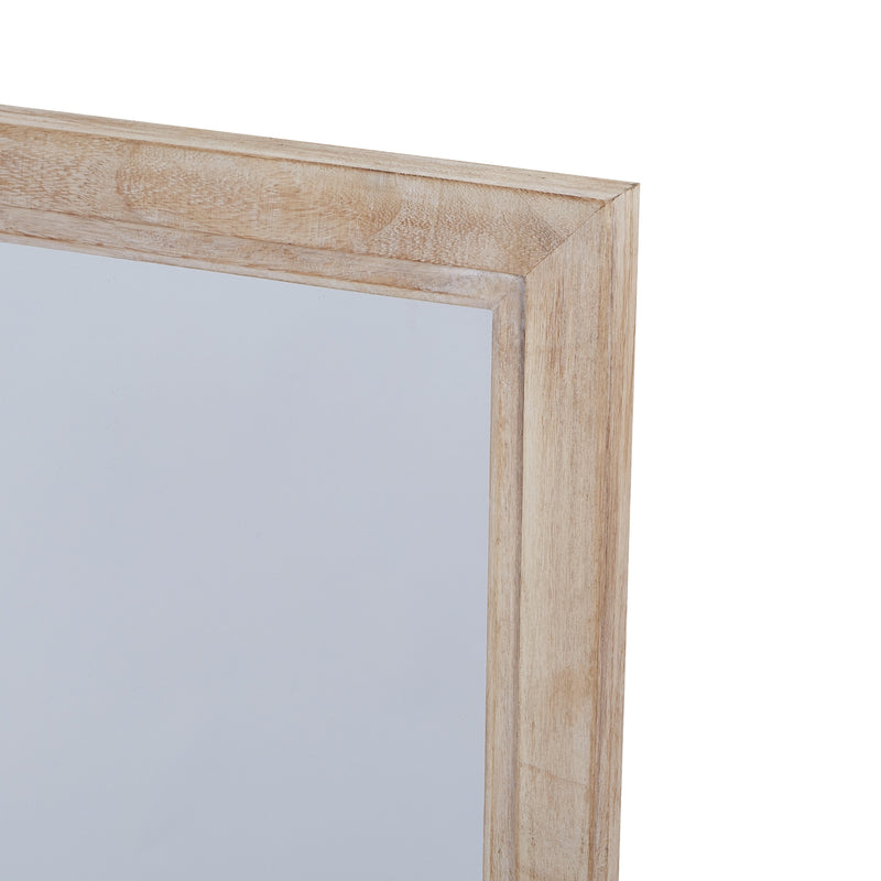 Farmhouse Washed Wood Window Mirror Small