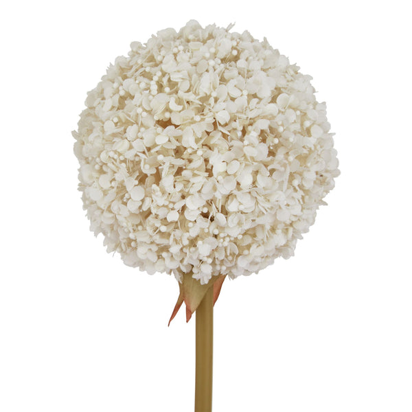 Artificial Snow White Allium Single Stem