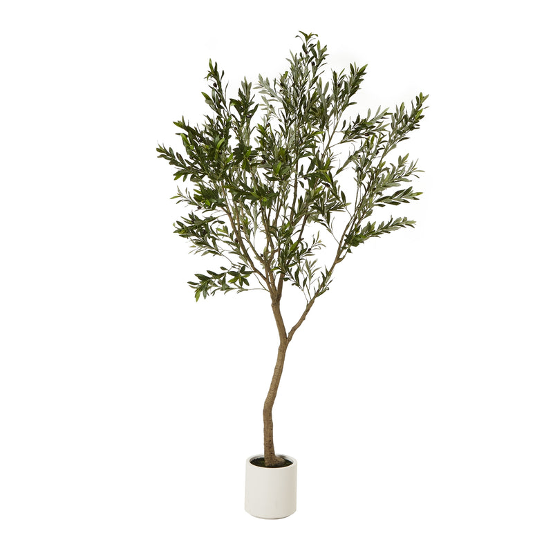 Large faux olive tree