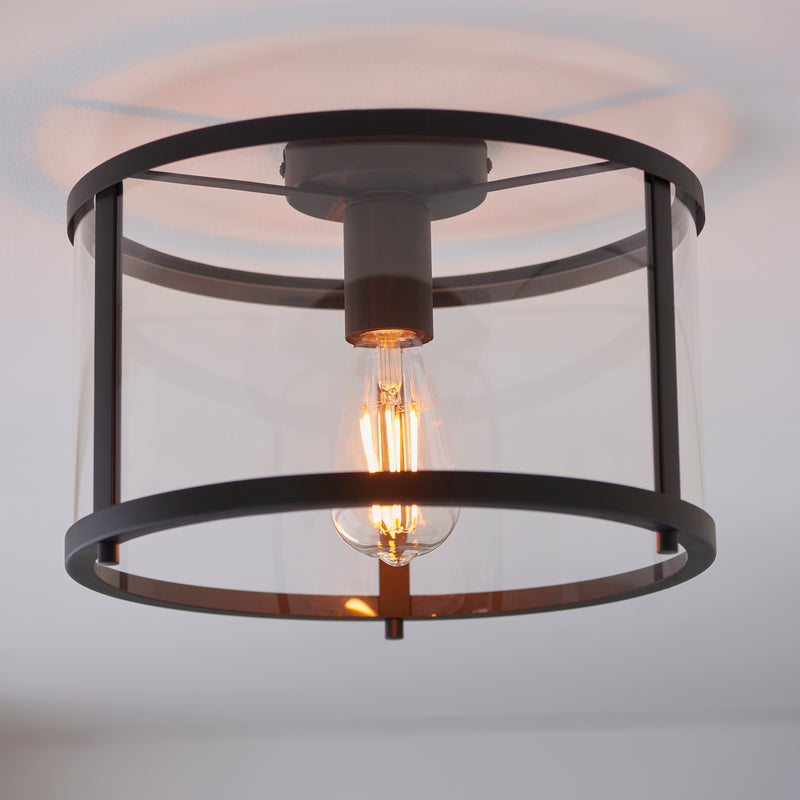 HARPER BLACK CEILING LIGHT