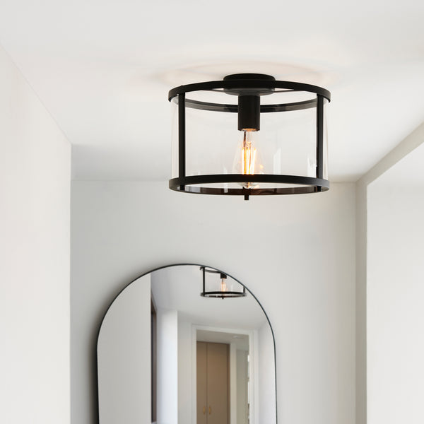 HARPER BLACK CEILING LIGHT