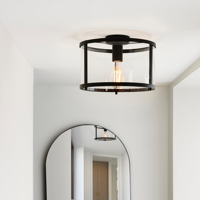 HARPER BLACK CEILING LIGHT