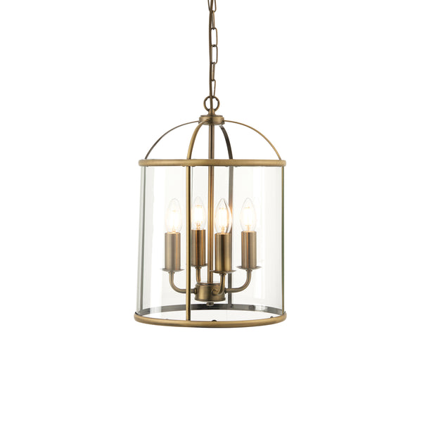 Everett Brass 4-Light Pendant