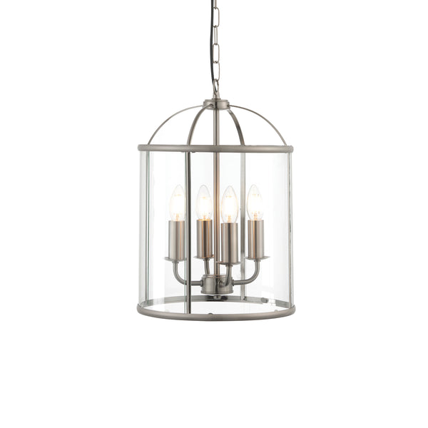 Everett Nickel Silver 4-Light Pendant