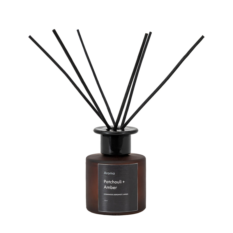 Aroma 100ml Reed Diffuser Patchouli & Amber