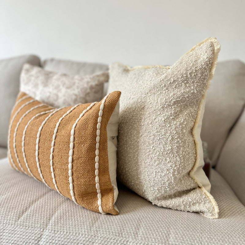 Rusty Bloom Cushion Trio