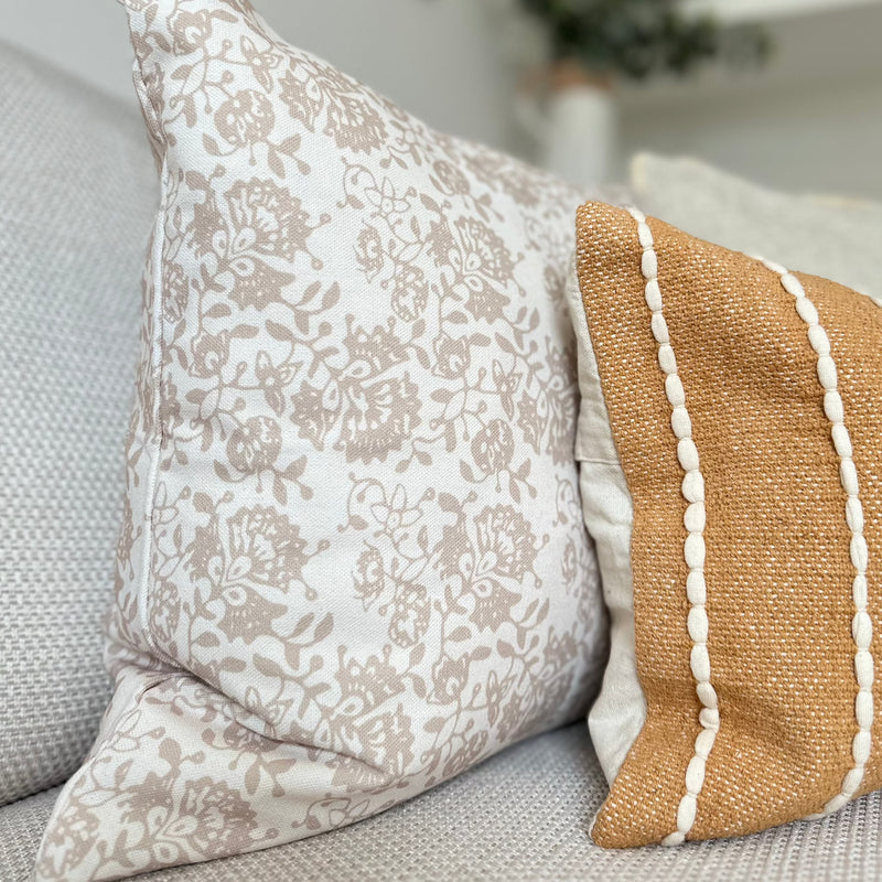 Rusty Bloom Cushion Trio