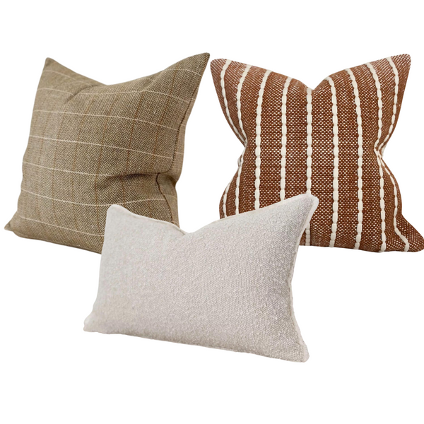 Herringbone Harmony Cushion Collection