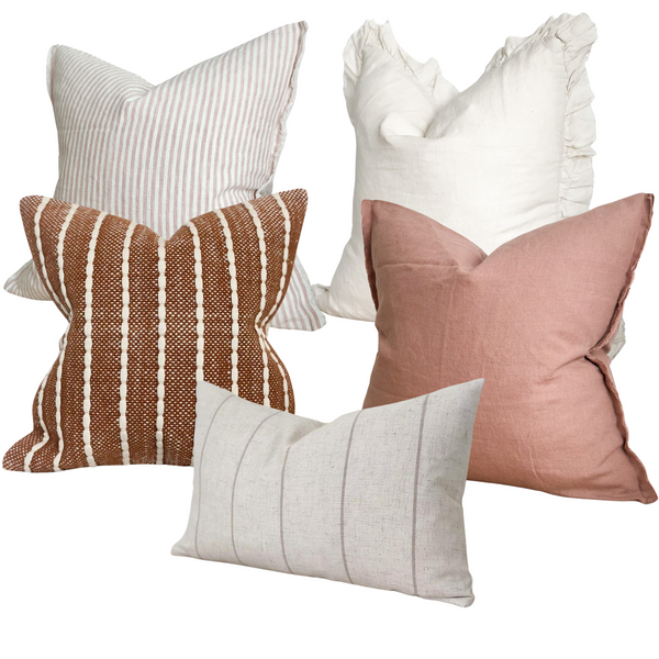 Autumn Blush Cushion Collection