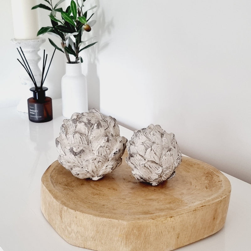 Faux Decorative Artichokes- 3 Sizes