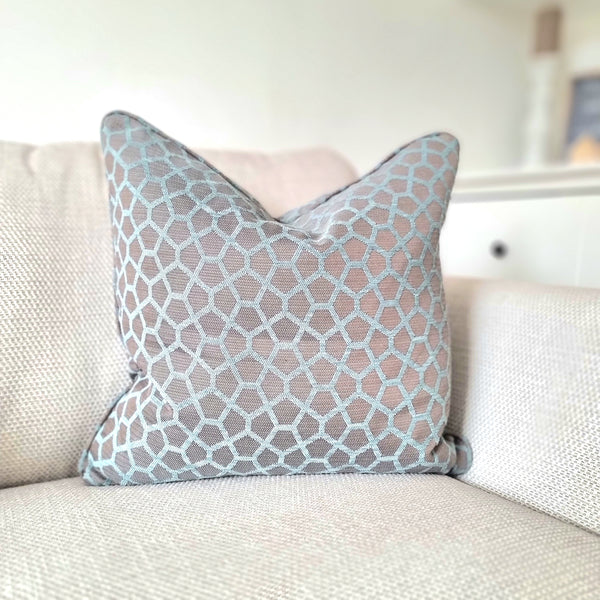 Sophia Teal Cushion Cover