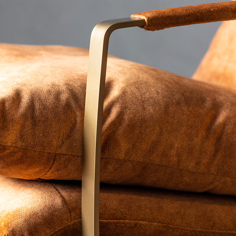 The Kingsley Brown Lounger Chair