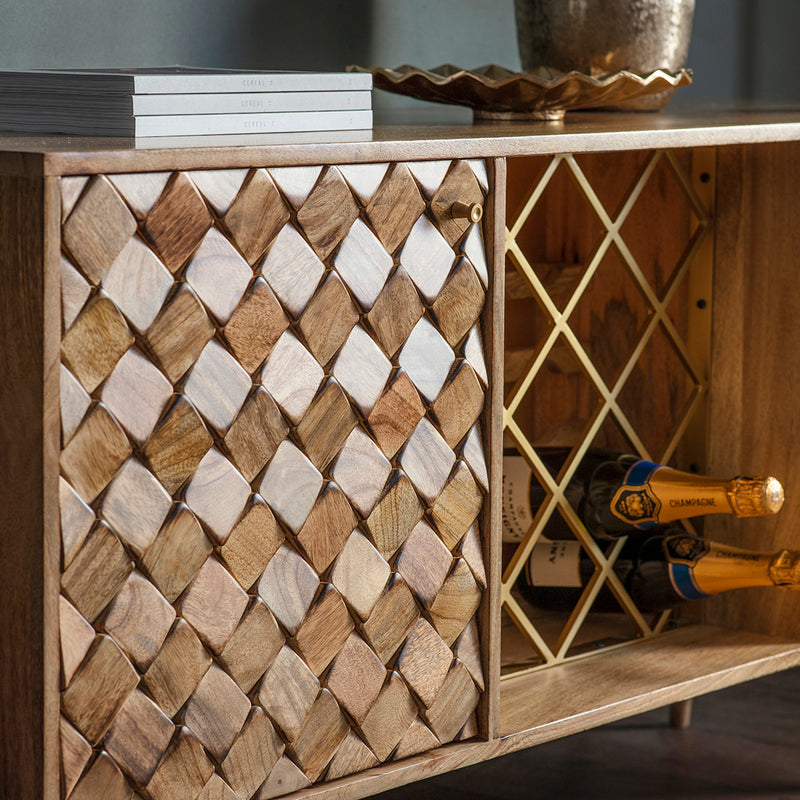 The Empress Sideboard with Wine Rack