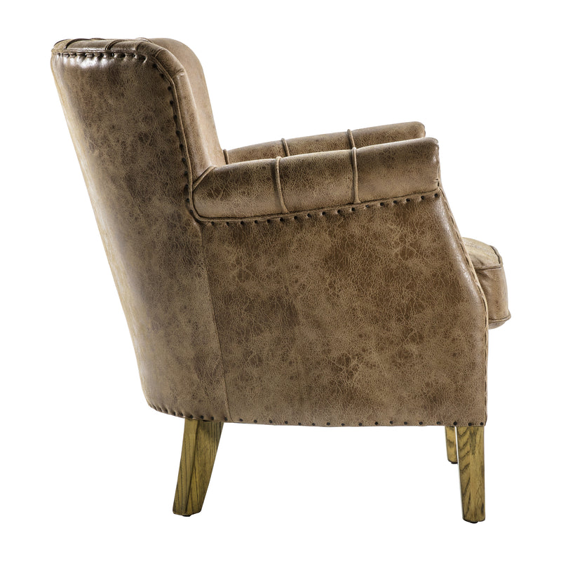 Worthington Brown Leather Armchair