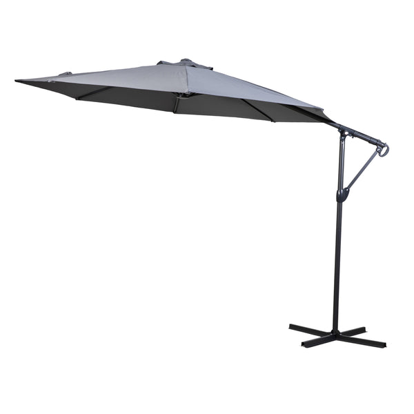 Amalfi Grey Cantilever Parasol